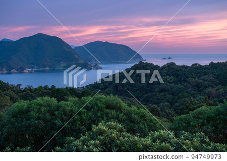 "Shizuoka Prefecture" Evening view of Koibito Misaki "Shizuoka Prefecture" Evening view of Koibito Misaki 94749973