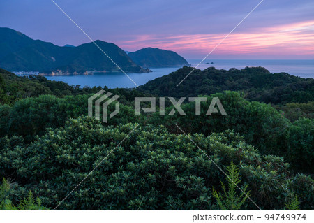 "Shizuoka Prefecture" Evening view of Koibito Misaki "Shizuoka Prefecture" Evening view of Koibito Misaki 94749974