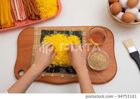 Asian Korean man suffering from sweltering summer heat Asian Korean man suffering from sweltering summer heat 94753181