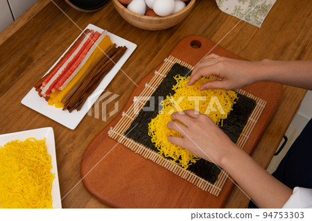 double exposure style professional business graphic poster_clapping Asian Korean people 94753303