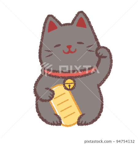 黑招手貓歪著頭 94754132