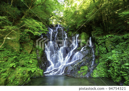 Beautiful Shiraito Waterfall, a popular tourist spot in Itoshima (Itoshima City, Fukuoka Prefecture) 94754321