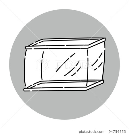 Aquarium icon (black and white) 94754553