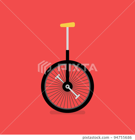 One wheel circus bicycle One wheel circus bicycle 94755686