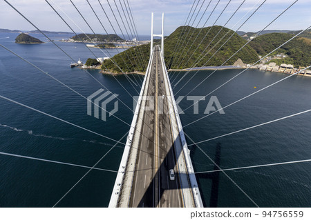 從長崎女神大橋橫梁眺望[長崎縣長崎市] 94756559