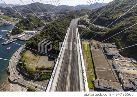 View from Nagasaki Megami Ohashi Horizontal Beam [Nagasaki City, Nagasaki Prefecture] 94756563