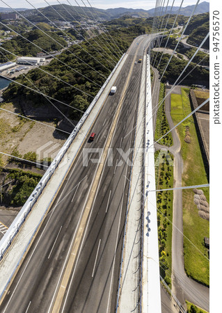 View from Nagasaki Megami Ohashi Horizontal Beam [Nagasaki City, Nagasaki Prefecture] 94756570