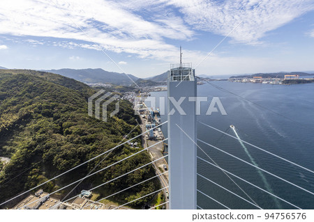 View from the top of Nagasaki Goddess Ohashi Main Tower [Nagasaki City, Nagasaki Prefecture] 94756576