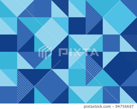Background material Geometric pattern Blue square pattern 94756687
