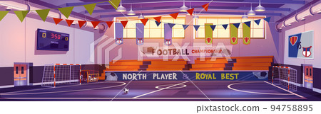 School court interior for soccer or football game 94758895