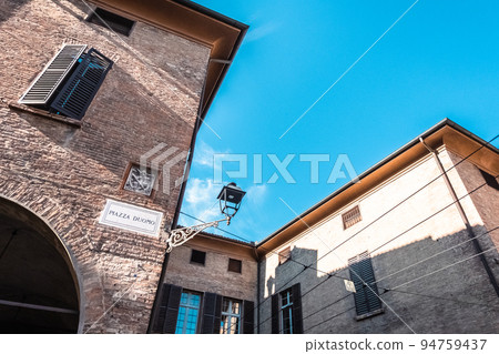 Beautiful view of Modena in Emilia Romanga. Summer in Italy 94759437
