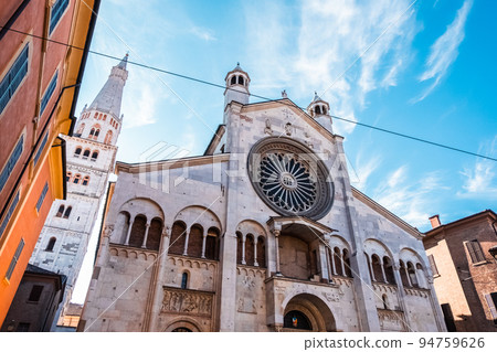 Beautiful view of Modena in Emilia Romanga. Summer in Italy Beautiful view of Modena in Emilia Romanga. Summer in Italy 94759626