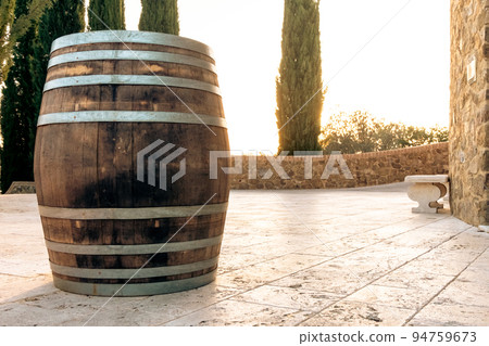 Beautiful view of Tuscany landscape and landmarks. Summer in Italy 94759673