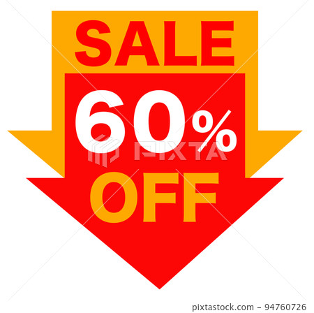 sale promotional mark 94760726