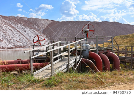 Industrial landscape with pipes 94760780