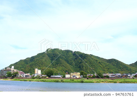 金花山，岐阜城和長良川的風景 94763761