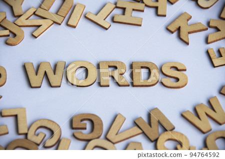 Words text on white background. Education concept. Words text on white background. Education concept. 94764592
