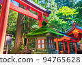 充滿活力的夏天的箱根神社 94765628