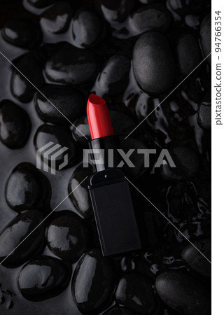 Red lipstick. Makeup cosmetic product photography 94766354