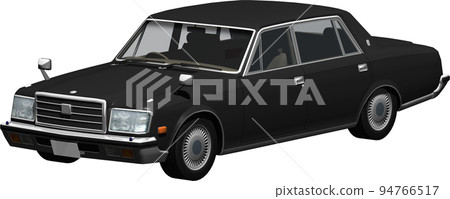 日本代表性的超豪華車世紀的摳圖。背景透明插圖 日本代表性的超豪華車世紀的摳圖。背景透明插圖 94766517