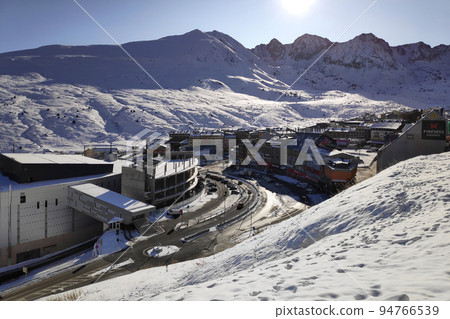 Cityscape of Pas de la Casa in Andorra 94766539