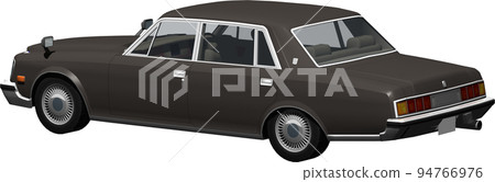 Cut-out image of Japan's representative ultra-luxury car Century. background transparent illustration 94766976