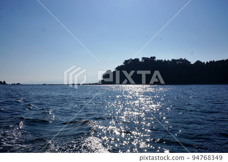 View from a pleasure boat 94768349