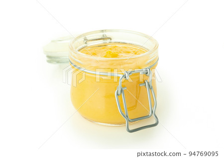 Concept of tasty food, lemon curd isolated on white background 94769095