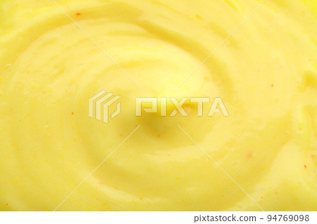 Lemon curd on whole background, close up 94769098