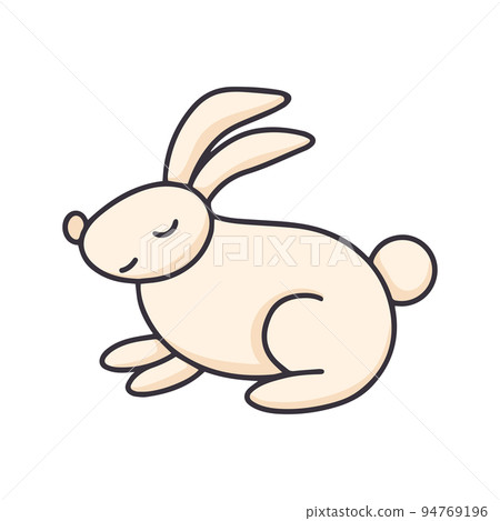 Cute bunny cartoon clipart Cute bunny cartoon clipart 94769196