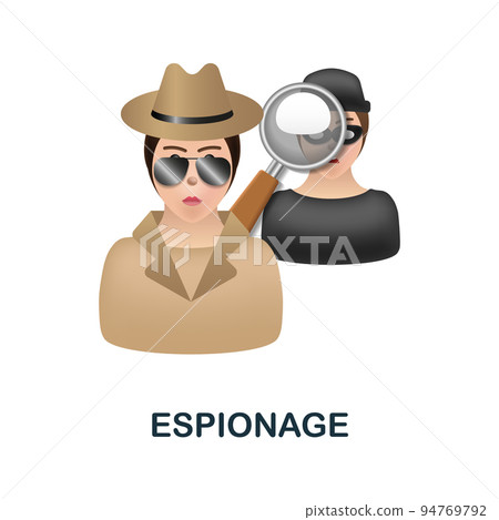 Espionage icon. 3d illustration from crime collection. Creative Espionage 3d icon for web design, templates, infographics and more Espionage icon. 3d illustration from crime collection. Creative Espionage 3d icon for web design, templates, infographics and more 94769792