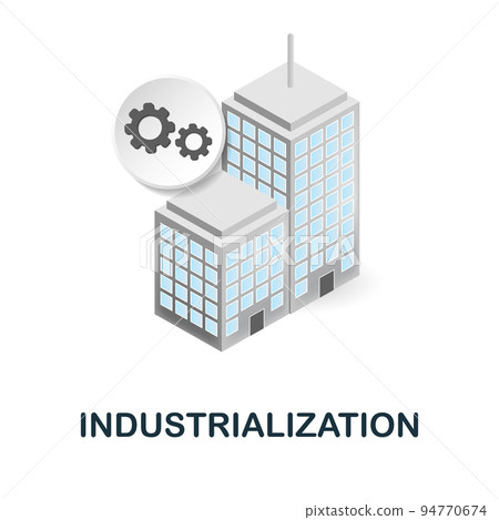Industrialization icon. 3d illustration from climate change collection. Creative Industrialization 3d icon for web design, templates, infographics and more Industrialization icon. 3d illustration from climate change collection. Creative Industrialization 3d icon for web design, templates, infographics and more 94770674
