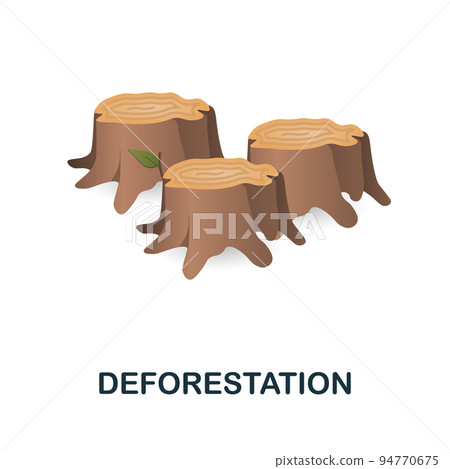 Deforestation icon. 3d illustration from climate change collection. Creative Deforestation 3d icon for web design, templates, infographics and more Deforestation icon. 3d illustration from climate change collection. Creative Deforestation 3d icon for web design, templates, infographics and more 94770675