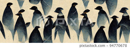 Penguin pattern, seamless pattern, background material Penguin pattern, seamless pattern, background material 94770678