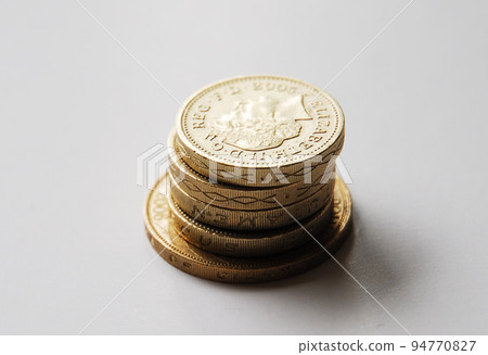 British money, sterling pound, 1 and 2 pounds British money, sterling pound, 1 and 2 pounds 94770827