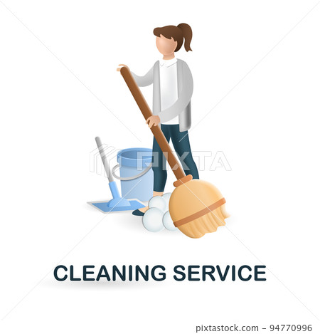Cleaning Service icon. 3d illustration from cleaning collection. Creative Cleaning Service 3d icon for web design, templates, infographics and more Cleaning Service icon. 3d illustration from cleaning collection. Creative Cleaning Service 3d icon for web design, templates, infographics and more 94770996