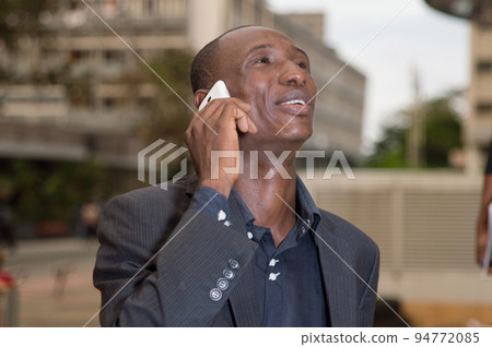 young businessman on the phone. young businessman on the phone. 94772085