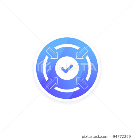 positive impact or action, integrity vector icon positive impact or action, integrity vector icon 94772299