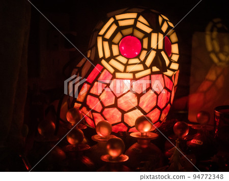 owl stained glass light owl stained glass light 94772348