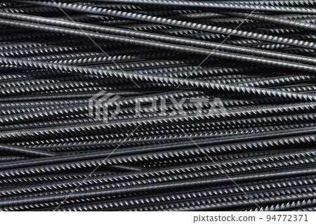 iron reinforcement rods in the background 94772371