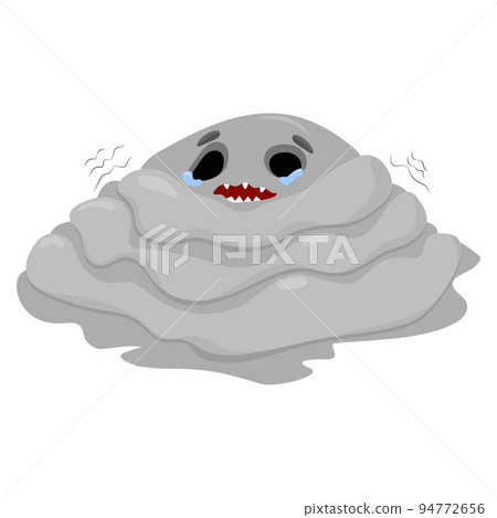 Cartoon Scared Halloween Monster. Simple vector illustration Cartoon Scared Halloween Monster. Simple vector illustration 94772656