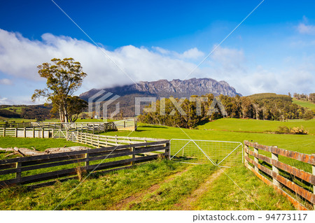 Mt Roland near Sheffield in Tasmania Australia Mt Roland near Sheffield in Tasmania Australia 94773117