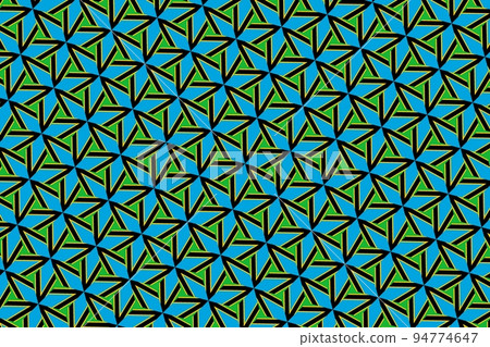 Simple geometric pattern in the colors of the national flag of Tanzania Simple geometric pattern in the colors of the national flag of Tanzania 94774647