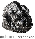 Realistic 3D illustration of the zinc nugget isolated on white 94777588