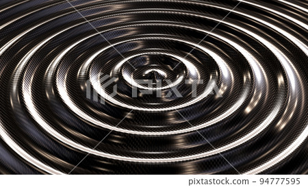 DOF camera realistic abstract 3D illustration of the radial waving carbon fiber surface rendered as background DOF camera realistic abstract 3D illustration of the radial waving carbon fiber surface rendered as background 94777595
