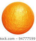 Realistic 3D illustration of the orange peel sphere isolated on white 94777599
