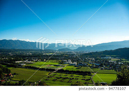 View towards Villach from Landskron Castle 94778107