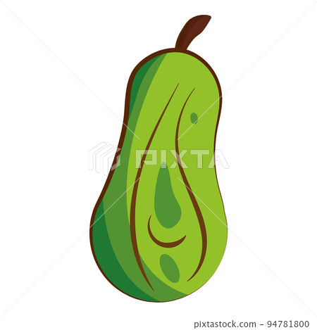 Isolated colored pear fruit icon Flat design Vector Isolated colored pear fruit icon Flat design Vector 94781800
