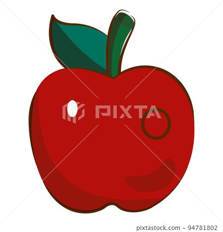 Isolated colored apple fruit icon Flat design Vector Isolated colored apple fruit icon Flat design Vector 94781802