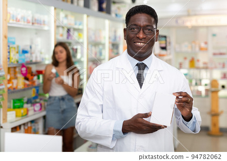 Waistup portrait of pharmacist 94782062